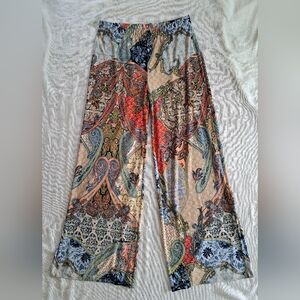 CHICO'S Palazzo Wide Leg Pants - Cruise, Holiday Party - LNC Size 1 (Small, 8-10